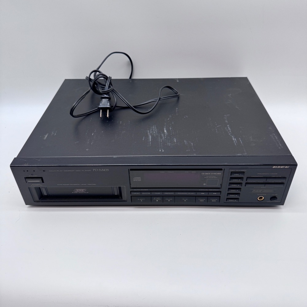 Pioneer CD Player Home Audio Black PD-M435 6-Disc Multi-Play Magazine Changer